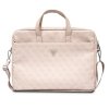 Guess Torba GUCB15P4TP 16 różowy/pink Saffiano 4G Triangle Logo
